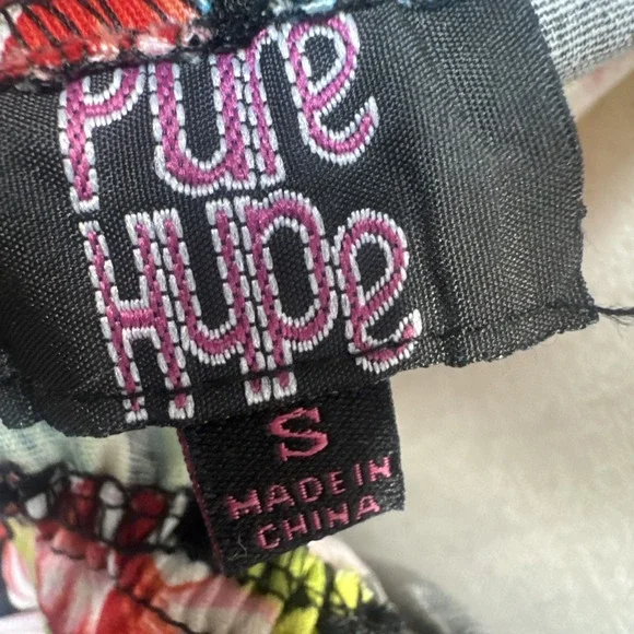 Pure Hype Dress Womens Small Black Floral Sleeveless . Summer Dress. - Picture 6 of 9